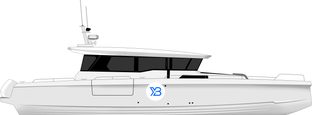 45 XC Cross Cabin profile illustration