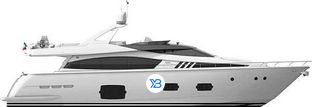 Ferretti 800 profile illustration