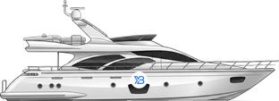 Azimut 75 profile illustration