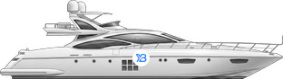 Azimut 103S profile illustration