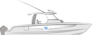36 Molokai profile illustration