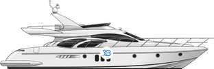 Azimut 62 profile illustration