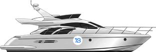 Azimut 50 profile illustration