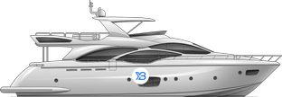 Azimut 95 profile illustration