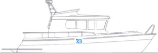 Targa 35 profile illustration