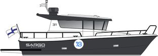 Sargo 31 Explorer profile illustration