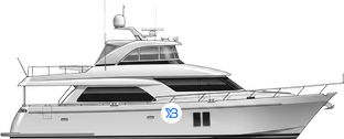 72 Pilothouse profile illustration