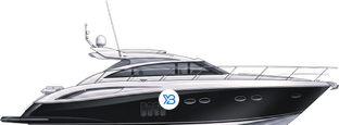Princess V62 profile illustration
