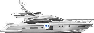 Azimut 72S profile illustration