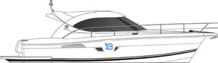 3600 Sport Yacht profile illustration