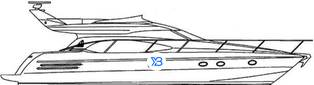 Azimut 58 Mk1 illustration