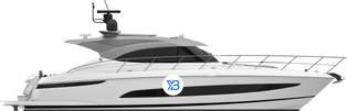 Riviera 4800 Sport Yacht Series II  Platinum Edition Gen 2 illustration