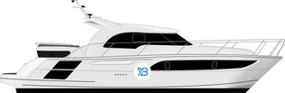 Marex 373 Aft Cabin Cruiser illustration