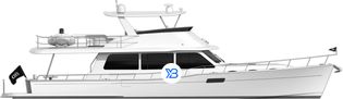 Grand Banks GB62 Flybridge illustration