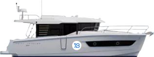 Beneteau Swift Trawler 37 Sedan  illustration