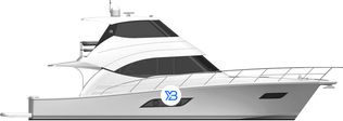 Riviera 54 Enclosed Flybridge illustration