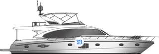 Gulf Craft Majesty 70 illustration