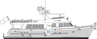 800 Motoryacht profile