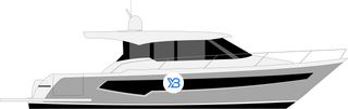 Tiara Yachts EX54  illustration