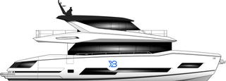 Sunseeker 74 Ocean Enclosed illustration
