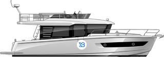 Swift Trawler 43 Fly profile