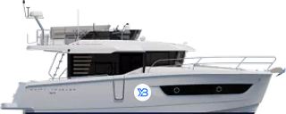Swift Trawler 37 Fly profile