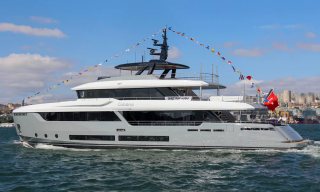 Mengi Yay Launches First Atlante Classic 35 Explorer Yacht  Cabana