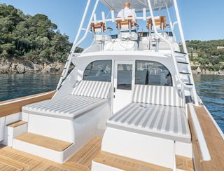 Bertram 35 Flybridge, Deck Area