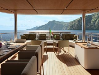 Custom Line Navetta 38, Fly Deck/Sportdeck