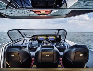 Cranchi A46 Luxury Tender, Helm Station