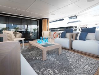 Gulf Craft Majesty 111, Deck Area