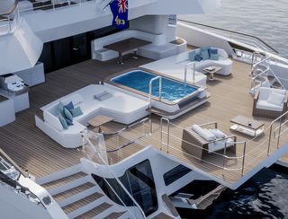 Silent Yachts 120 Explorer, Deck Area