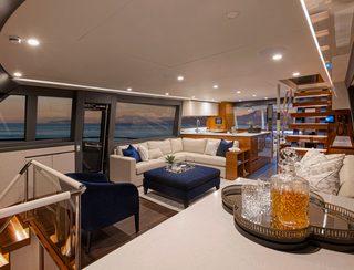 Riviera 78 Motor Yacht Enclosed Bridge Deck, Interior