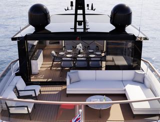 Sunseeker 90 Ocean Enclosed, Deck Area