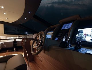 Azimut 88 Gen 2, Helm Station