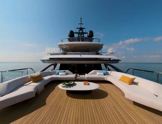 Azimut Grande Trideck, Deck Area