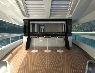 Ferretti Yachts INFYNITO 80, Deck Area