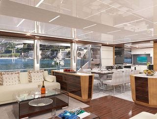 Ocean Alexander 28R Open , Interior