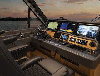 Riviera 58 Sports Motor Yacht, Helm Station