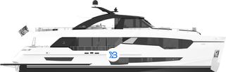 Ocean Alexander 28R Open  illustration