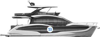 Galeon 620 Fly  Mk2 illustration