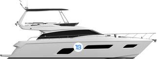 Ferretti 550 illustration