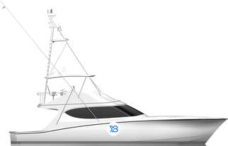 Hatteras GT54 illustration