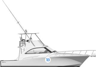 Hatteras GT45X Flybridge illustration