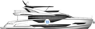 Sunseeker 90 Ocean illustration