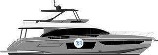 Azimut Fly 68 Gen 3 illustration