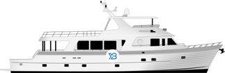 Outer Reef 900 Motoryacht illustration