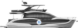 Galeon 620 Fly  Mk2 illustration