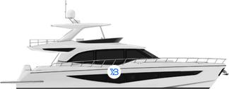 Gulf Craft Majesty 65  illustration