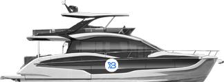 Galeon 620 Fly  Mk2 illustration